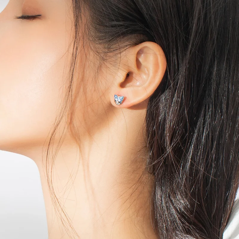 (image for) Pandora Style Husky Stud Earrings - BSE356 - View 7