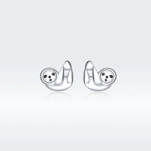 Pandora Style Little Sloth Stud Earrings - BSE303 (image for) Pandora Style Little Sloth Stud Earrings - BSE303