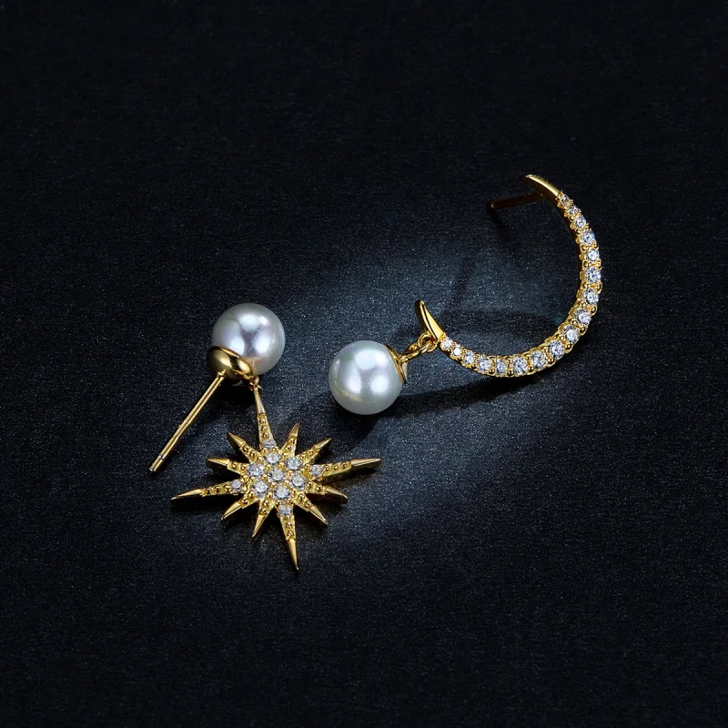 (image for) Pandora Style Love Nocturne Stud Earrings - BSE308 - View 5