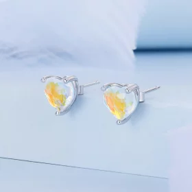 Pandora Style Love Symphony Glass Stud Earrings - BSE713 Pandora Style Love Symphony Glass Stud Earrings - BSE713
