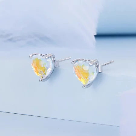 Pandora Style Love Symphony Glass Stud Earrings - BSE713