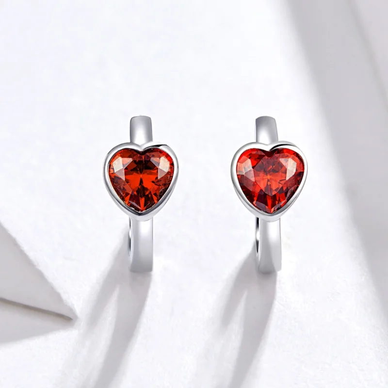 (image for) Pandora Style Love You Stud Earrings - BSE084 - View 2