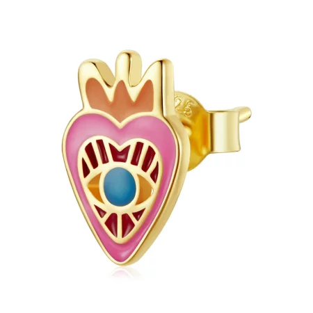 Pandora Style Loving Eye Stud Earrings - SCE1232