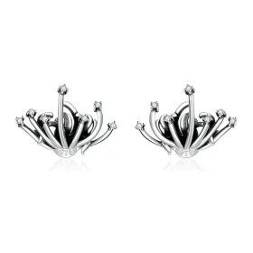 Pandora Style Lycoris radiata Stud Earrings - SCE940 Pandora Style Lycoris radiata Stud Earrings - SCE940