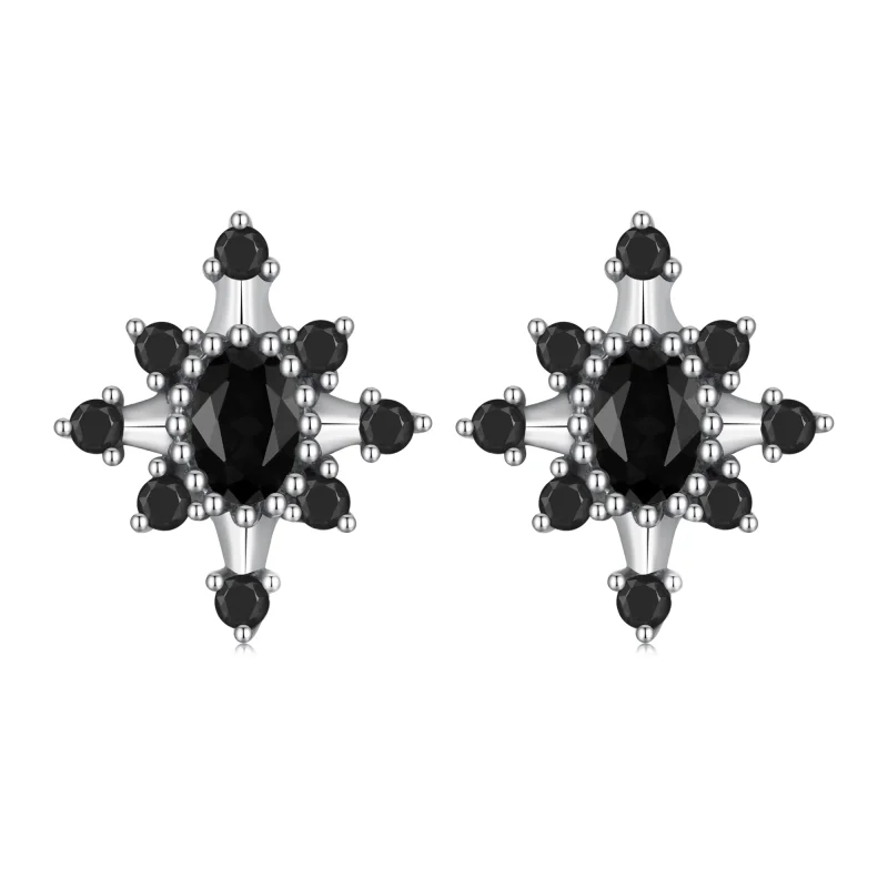 (image for) Pandora Style Mans Star Stud Earrings - SCE1521 - Product Image