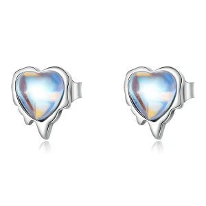 (image for) Pandora Style Melting Love Stud Earrings - SCE1306