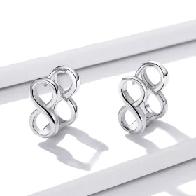 Pandora Style Minimalism - Infinity Stud Earrings - BSE503 Pandora Style Minimalism - Infinity Stud Earrings - BSE503