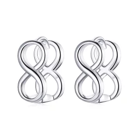 Pandora Style Minimalism - Infinity Stud Earrings - BSE503