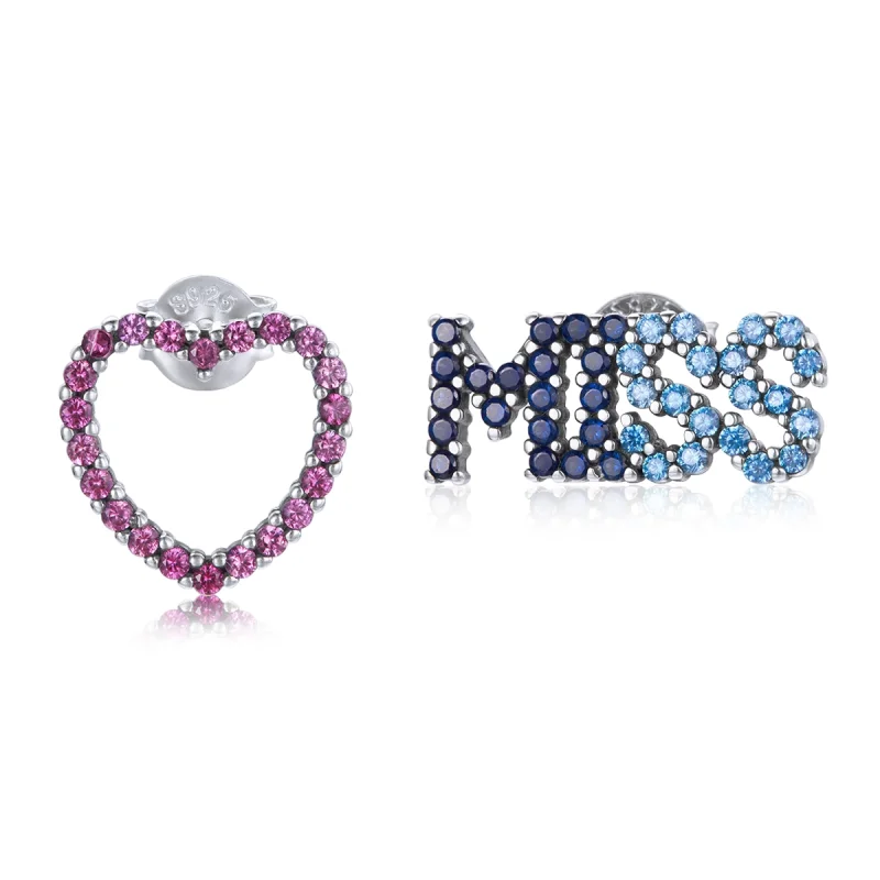 (image for) Pandora Style Miss You Stud Earrings - SCE1197 - Product Image