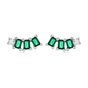 Pandora Style Mosaic Gems Stud Earrings - BSE704 (image for) Pandora Style Mosaic Gems Stud Earrings - BSE704