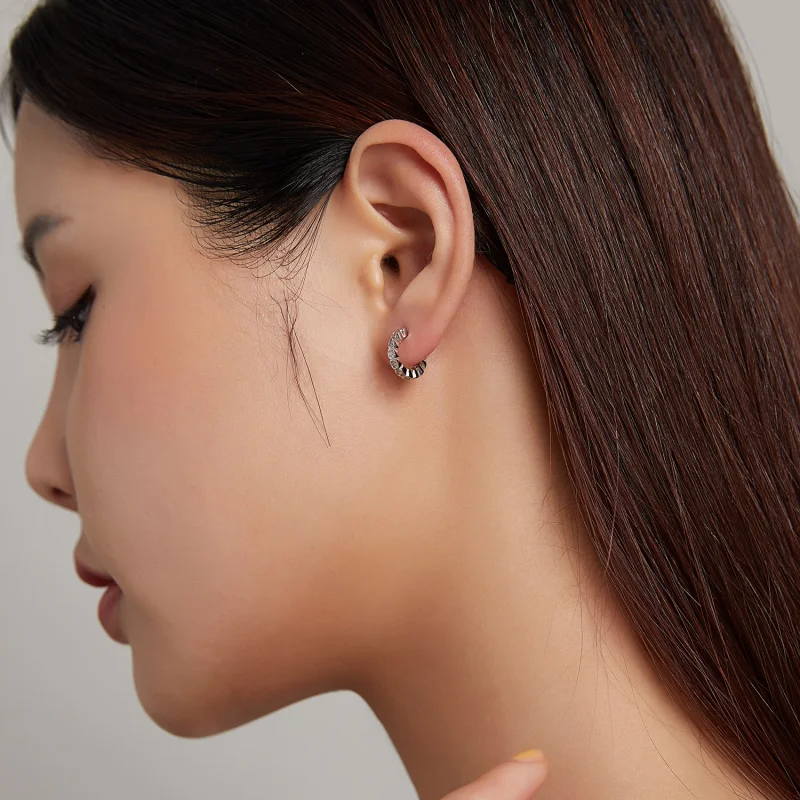 (image for) Pandora Style Personality Stud Earrings - SCE1175-A - View 4