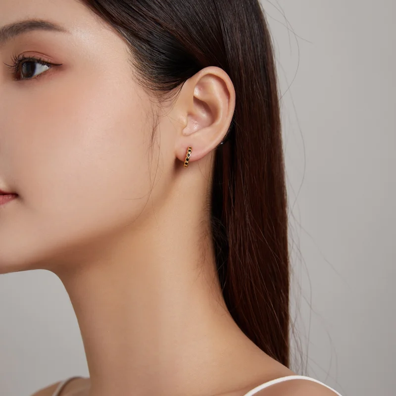 (image for) Pandora Style Personality Stud Earrings - SCE1175-B - View 6