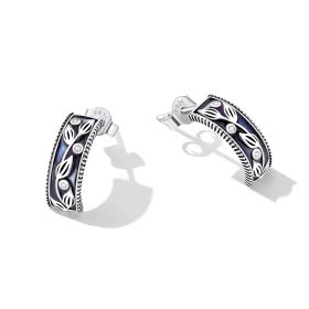 Pandora Style Retro Pattern Stud Earrings - SCE1415 Pandora Style Retro Pattern Stud Earrings - SCE1415