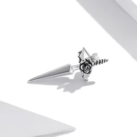 Pandora Style Rose Dagger Stud Earrings - SCE1349 Pandora Style Rose Dagger Stud Earrings - SCE1349