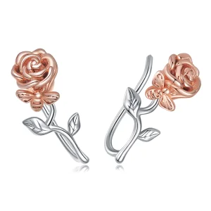 (image for) Pandora Style Rose Stud Earrings - BSE682