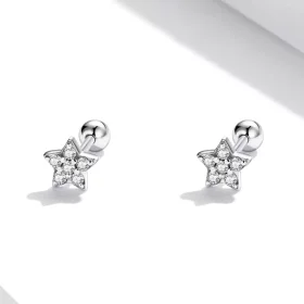 Pandora Style Shining Star Stud Earrings - SCE1297 Pandora Style Shining Star Stud Earrings - SCE1297