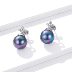Pandora Style Shiny Beads Stud Earrings - BSE498 Pandora Style Shiny Beads Stud Earrings - BSE498