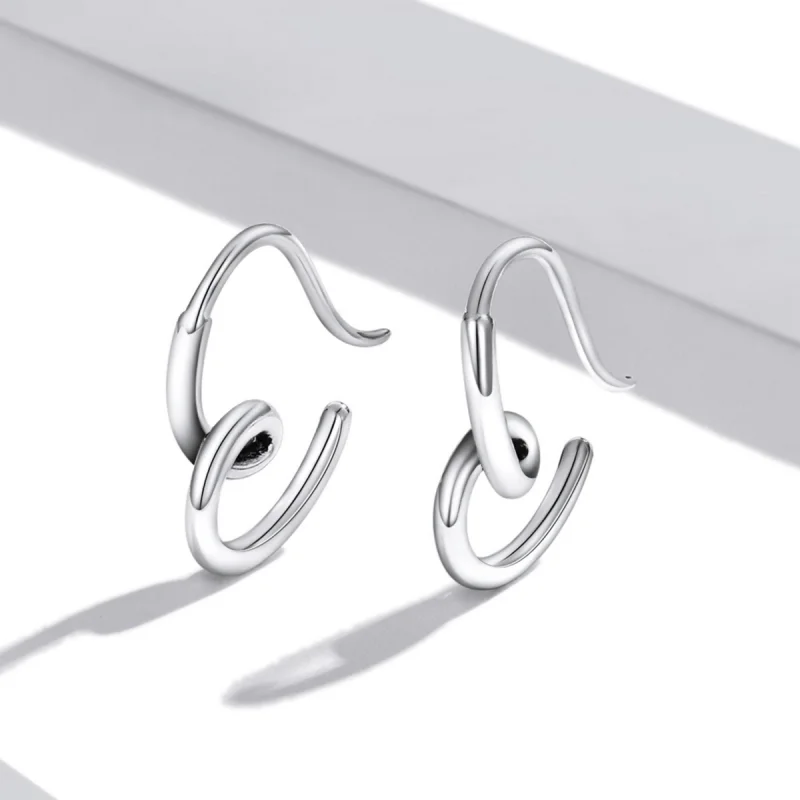 (image for) Pandora Style Simple Love Stud Earrings - SCE1333 - View 2