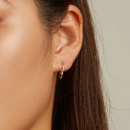 Pandora Style Simple Love Stud Earrings - SCE1333