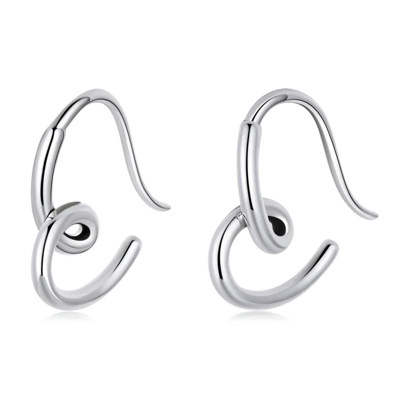 (image for) Pandora Style Simple Love Stud Earrings - SCE1333 - Product Image