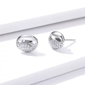 Pandora Style Simple Shell Stud Earrings - BSE409 Pandora Style Simple Shell Stud Earrings - BSE409