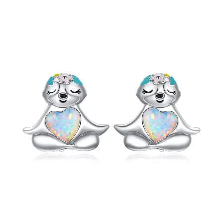 Pandora Style Sloth Stud Earrings - BSE483 Pandora Style Sloth Stud Earrings - BSE483