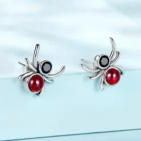 Pandora Style Spider Stud Earrings - SCE1517 Pandora Style Spider Stud Earrings - SCE1517