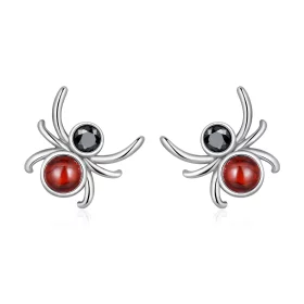 Pandora Style Spider Stud Earrings - SCE1517