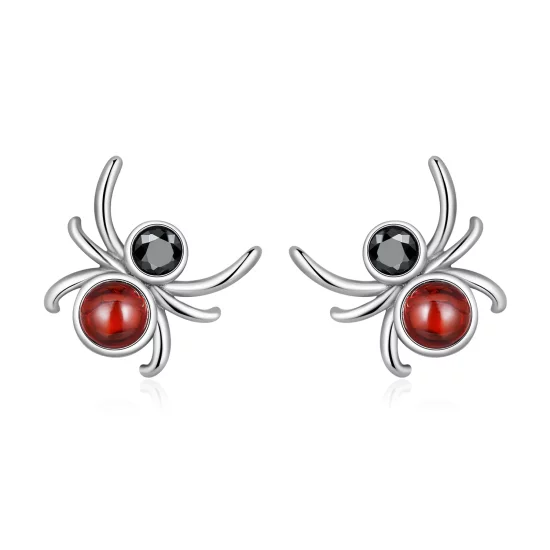 Pandora Style Spider Stud Earrings - SCE1517