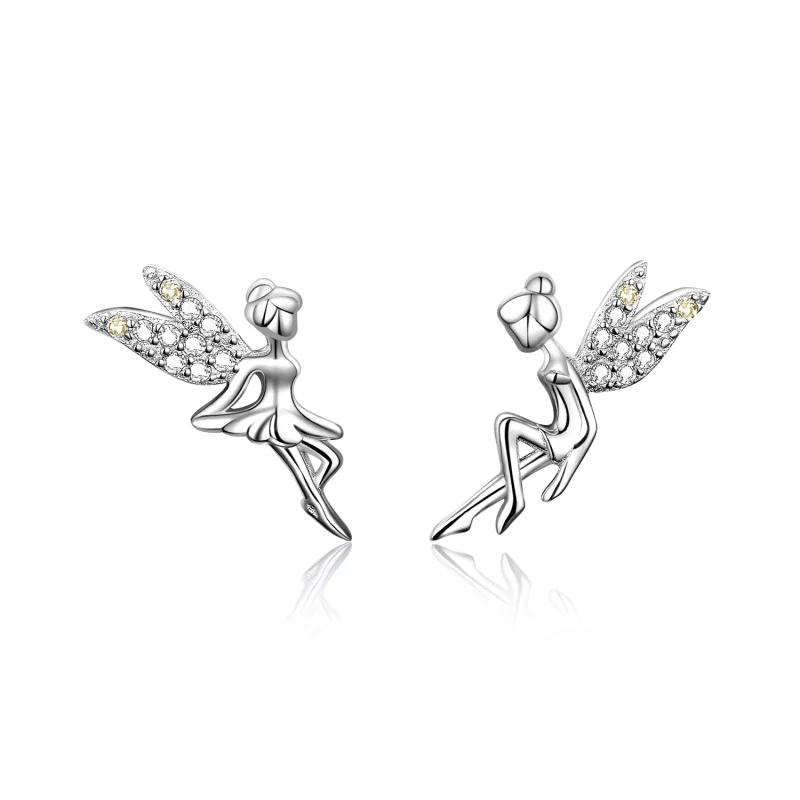 (image for) Pandora Style Spring Spirit Stud Earrings - BSE046 - View 5