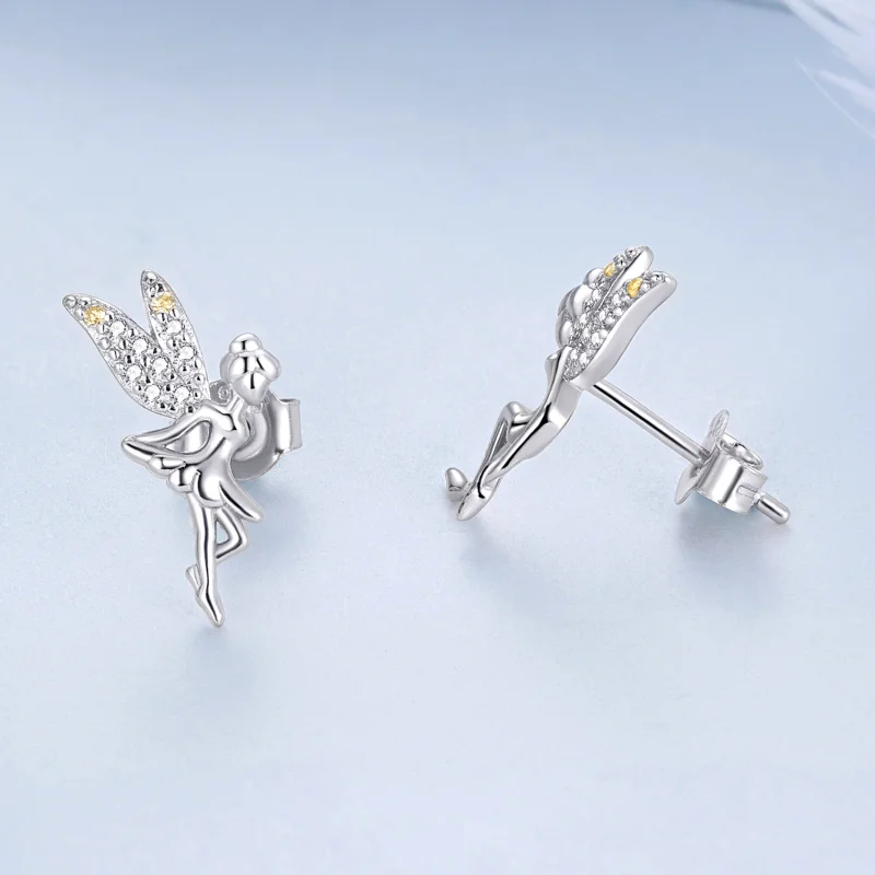 (image for) Pandora Style Spring Spirit Stud Earrings - BSE046 - View 10