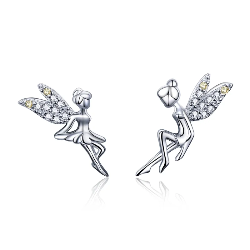 (image for) Pandora Style Spring Spirit Stud Earrings - BSE046 - Product Image