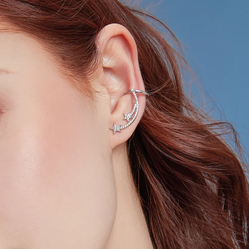 (image for) Pandora Style Star Series - Meteor Stud Earrings - BSE087 - View 5