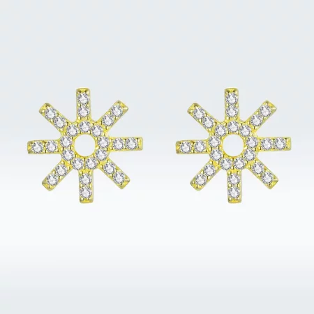 Pandora Style Star Stud Earrings - BSE257