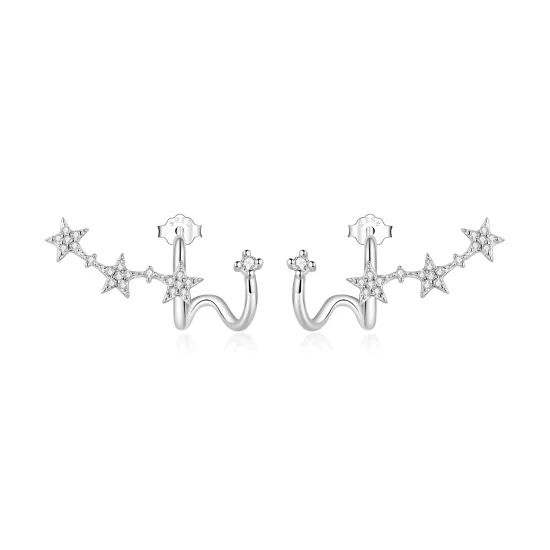 Pandora Style Star Stud Earrings - BSE700