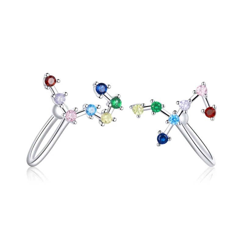 (image for) Pandora Style Star Track Stud Earrings - BSE457 - Product Image