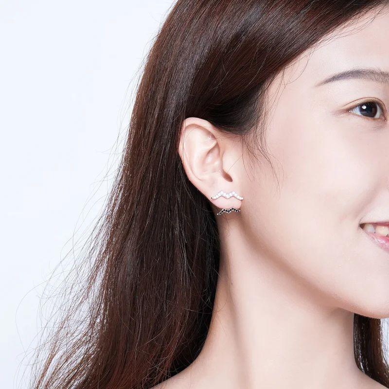 (image for) Pandora Style Summer Leisurely Stud Earrings - SCE699 - View 5