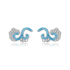 (image for) Pandora Style Summer Spray Stud Earrings - BSE121