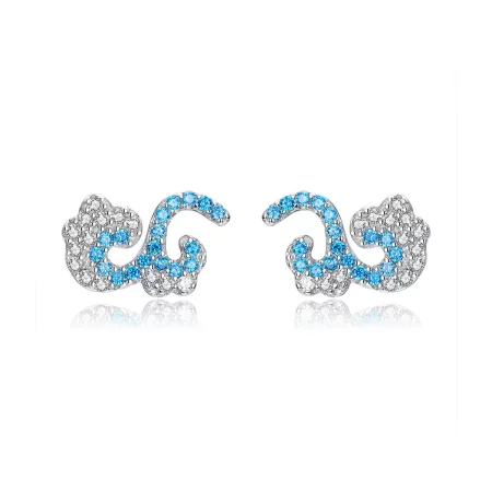 Pandora Style Summer Spray Stud Earrings - BSE121