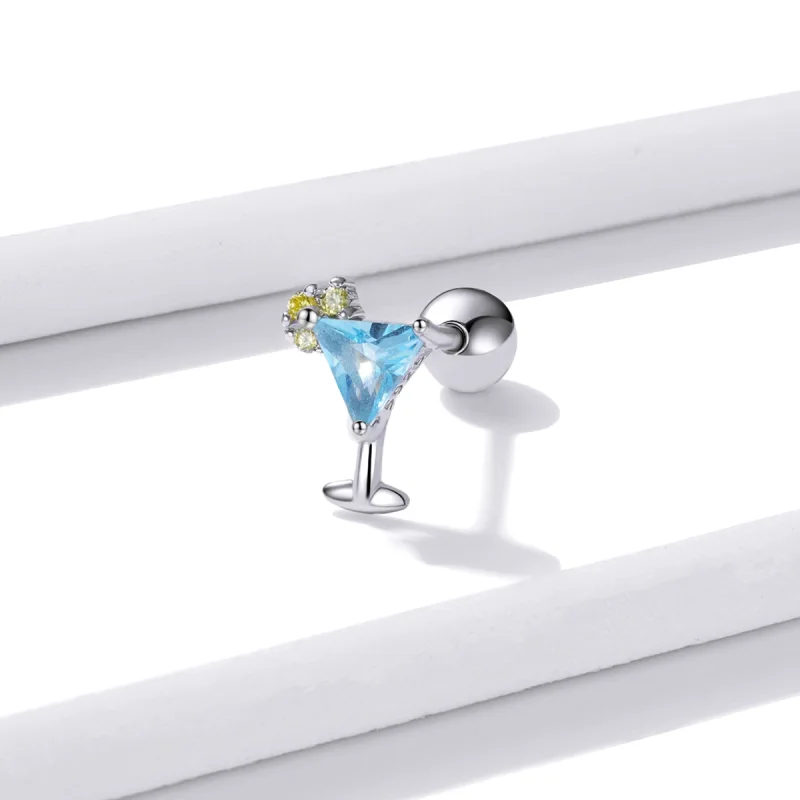 (image for) Pandora Style Summer Sweetheart - Ice Drink Stud Earrings - BSE489 - View 2