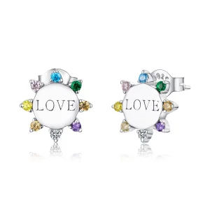 (image for) Pandora Style Sweet Love Stud Earrings - SCE892