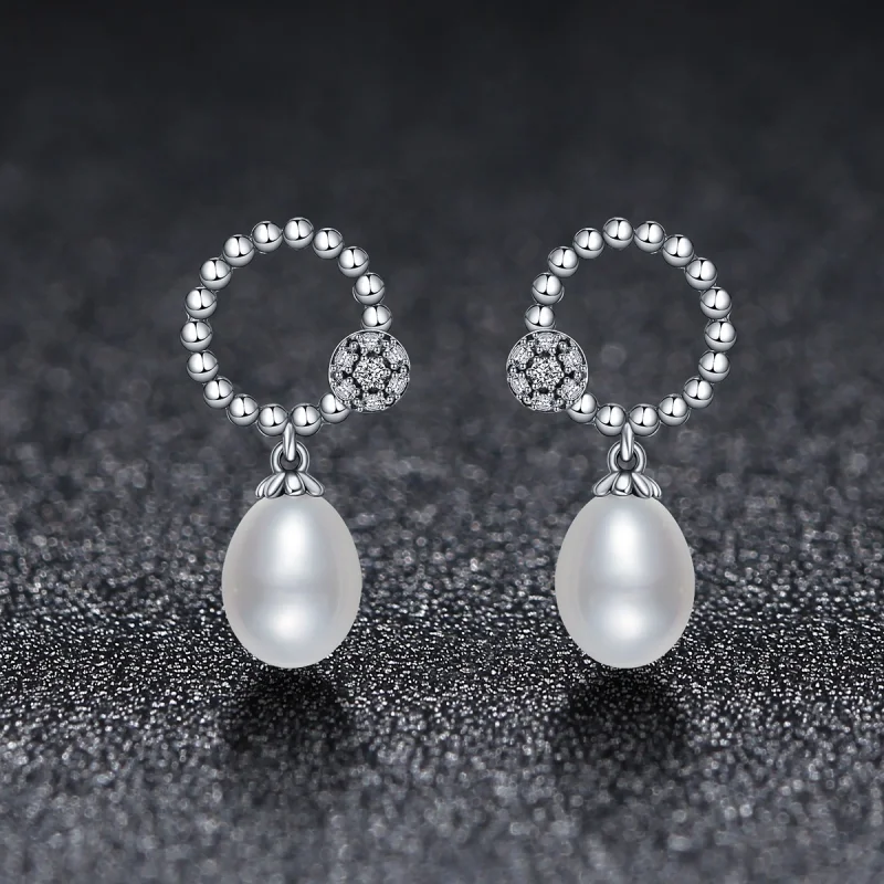 (image for) Pandora Style Warm Temperament Stud Earrings - VSE095 - View 2