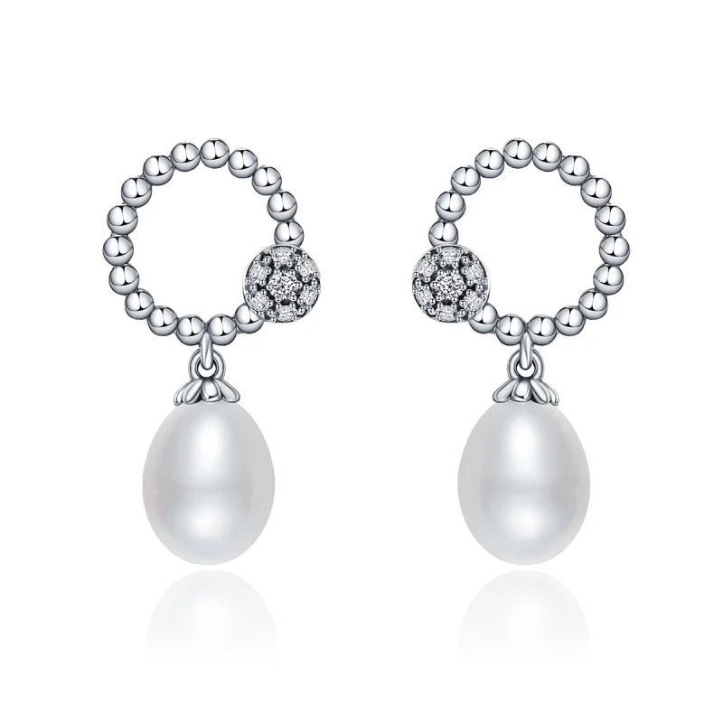 (image for) Pandora Style Warm Temperament Stud Earrings - VSE095 - Product Image