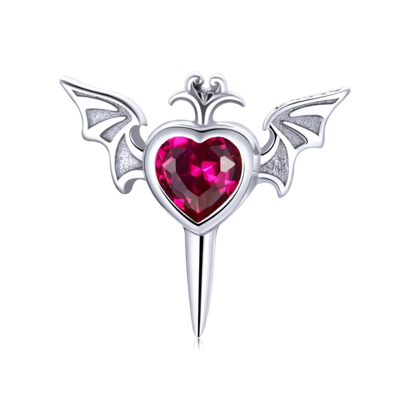 (image for) Pandora Style Wings Love Stud Earrings - SCE1179 - Product Image