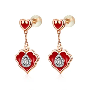 (image for) Pandora Style Wishful Lines Stud Earrings - BSE324