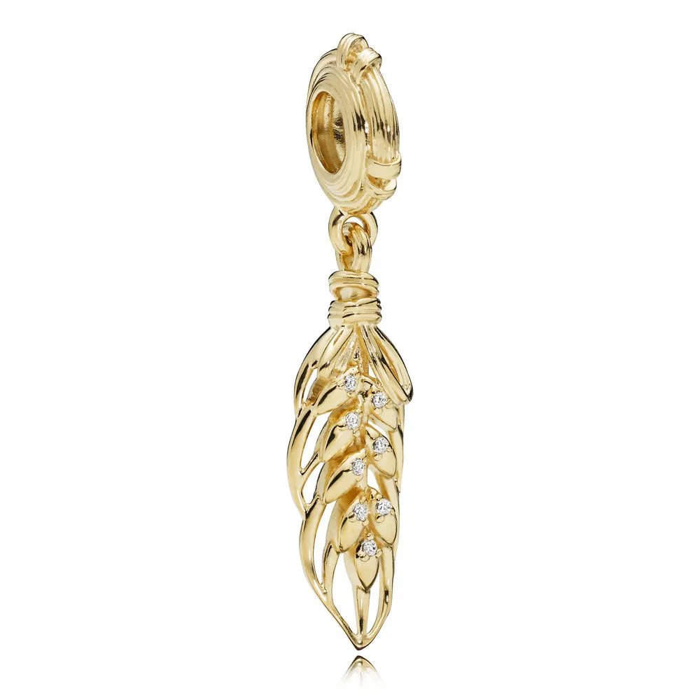 floating grains dangle charm pandora shine clear cz 767586cz