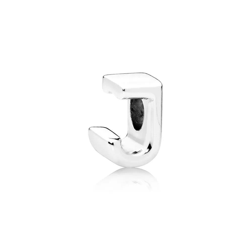 pandora letter j charm 797464