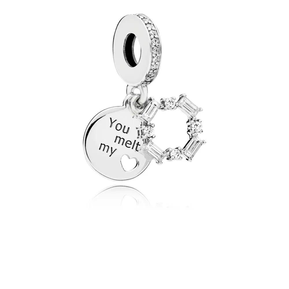 pandora ice carving dangle charm clear cz 797553cz