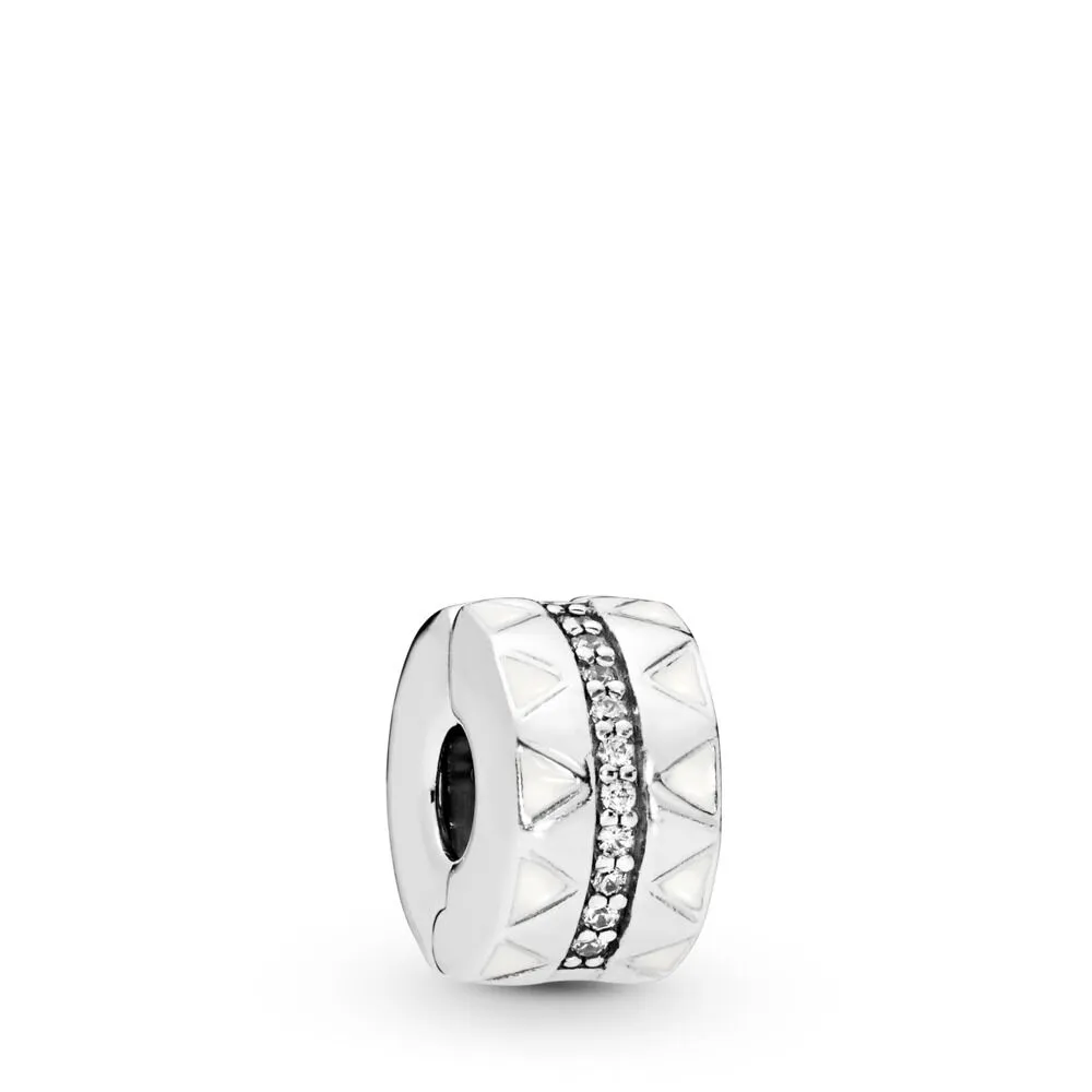 pandora sparkling jagged lines clip 798067cz