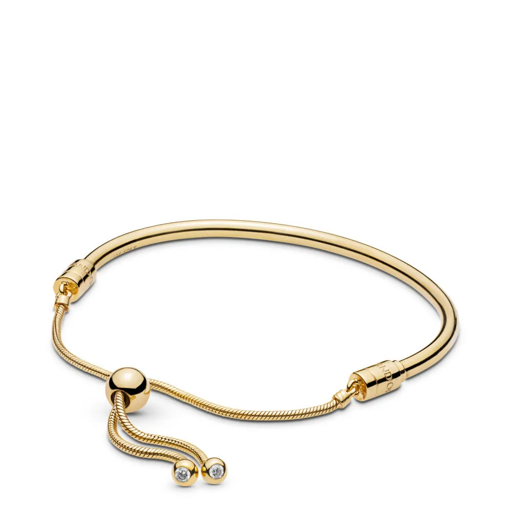 sliding bangle bracelet pandora shine 567953cz